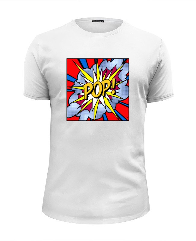 Printio Футболка Wearcraft Premium Slim Fit Pop art