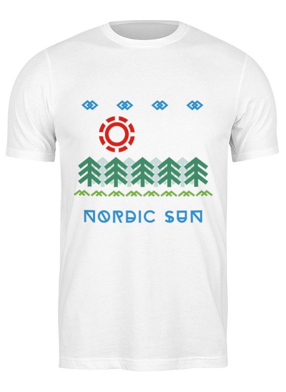 Printio Футболка классическая Nordic sun