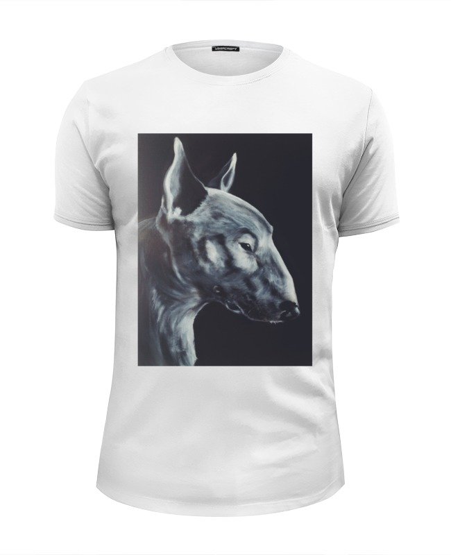 Printio Футболка Wearcraft Premium Slim Fit Bull terrier