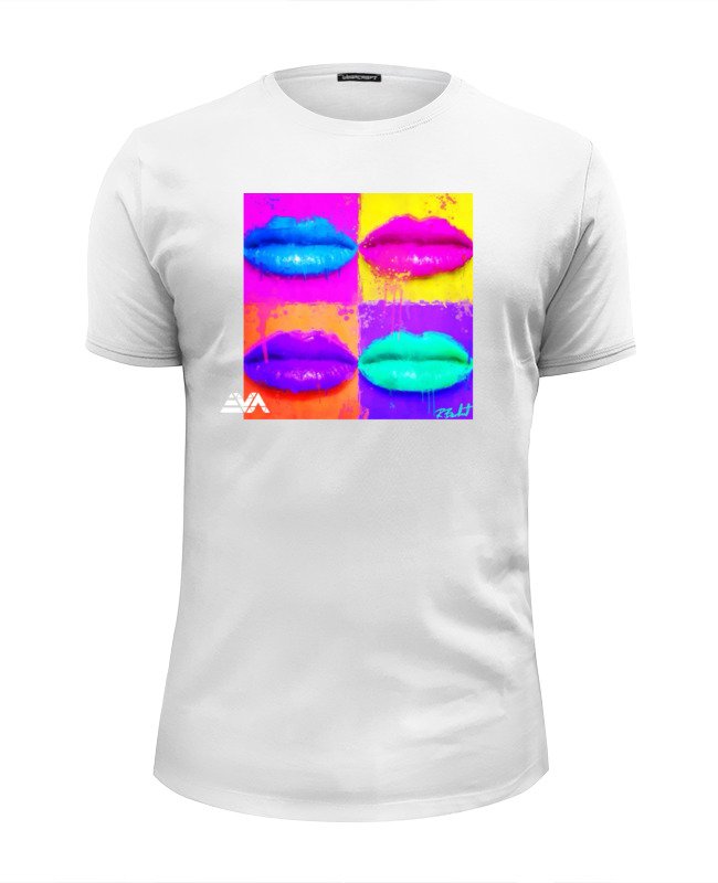 Printio Футболка Wearcraft Premium Slim Fit Pop lips