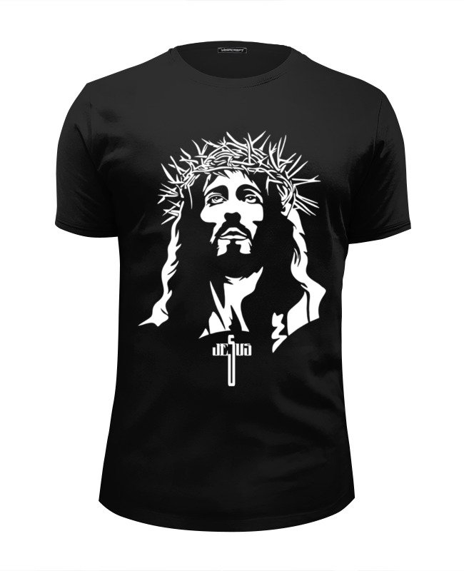 Printio Футболка Wearcraft Premium Slim Fit Jesus christ