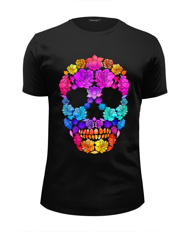 Printio Футболка Wearcraft Premium Slim Fit Skull art