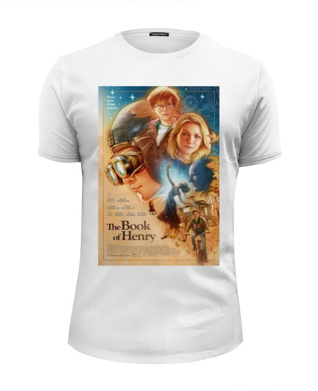 Printio Футболка Wearcraft Premium Slim Fit Книга генри / the book of henry