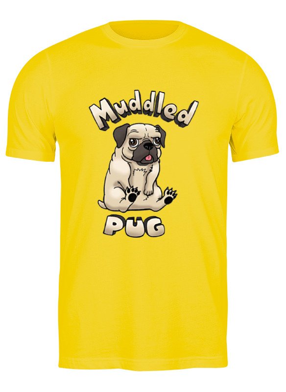 Printio Футболка классическая Muddled pug