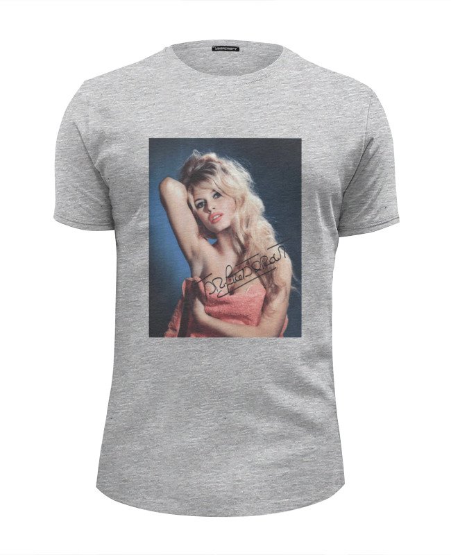 Printio Футболка Wearcraft Premium Slim Fit Brigitte bardot