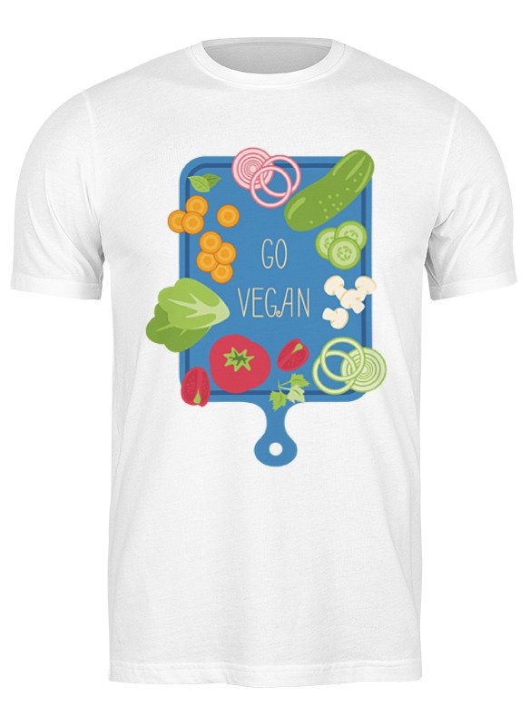 Printio Футболка классическая Go vegan