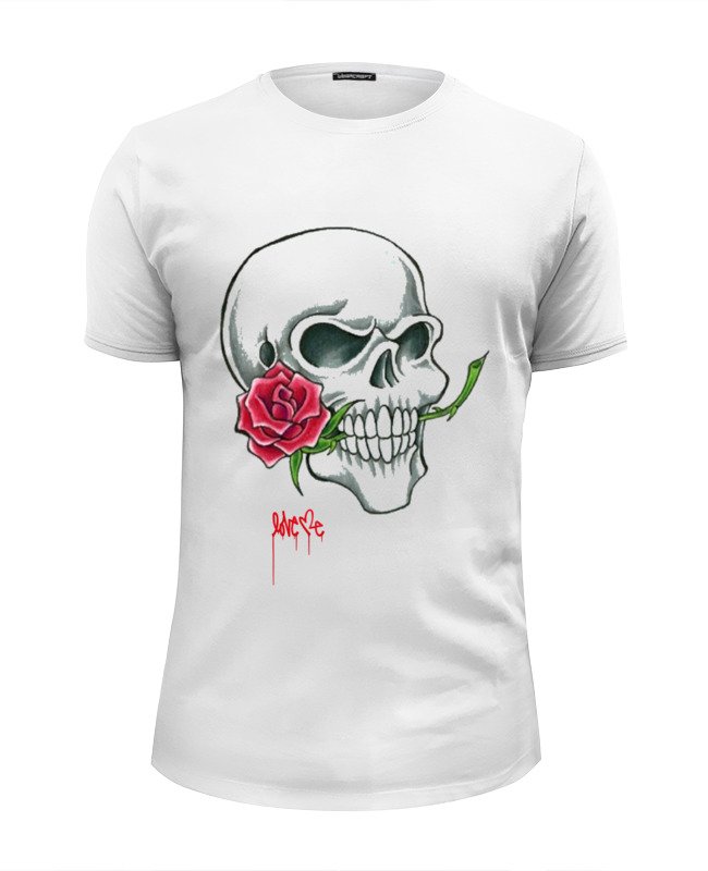 Printio Футболка Wearcraft Premium Slim Fit Skull #3 tom-s_design