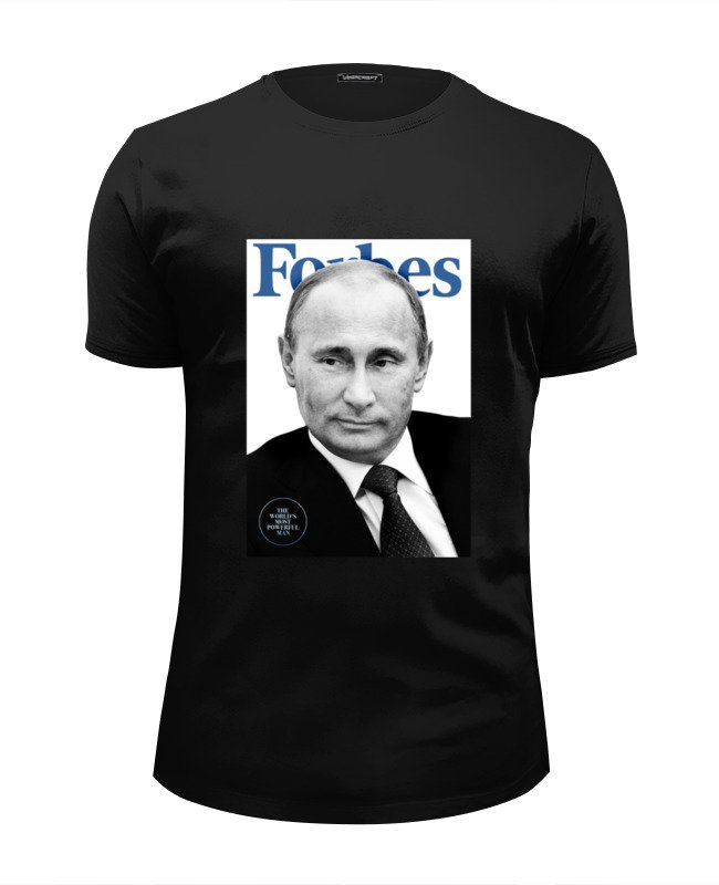 Printio Футболка Wearcraft Premium Slim Fit Putin forbes