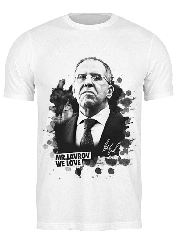 Printio Футболка классическая Mr. lavrov we love