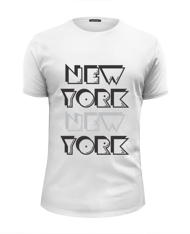 Printio Футболка Wearcraft Premium Slim Fit New york