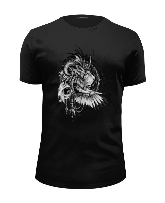 Printio Футболка Wearcraft Premium Slim Fit Lion in cages