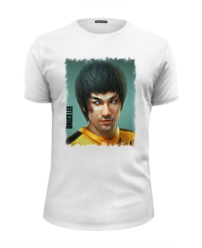 Printio Футболка Wearcraft Premium Slim Fit Bruce lee