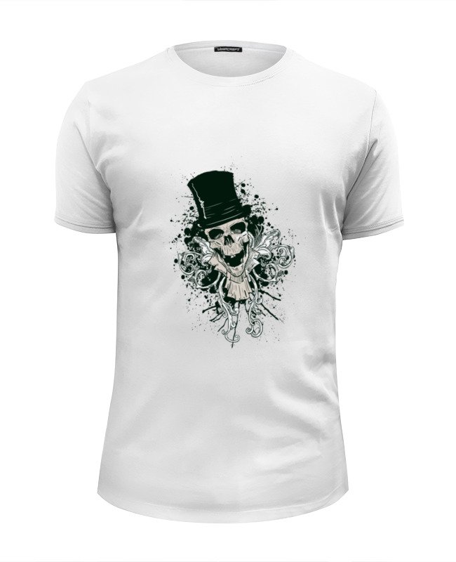 Printio Футболка Wearcraft Premium Slim Fit Skull man