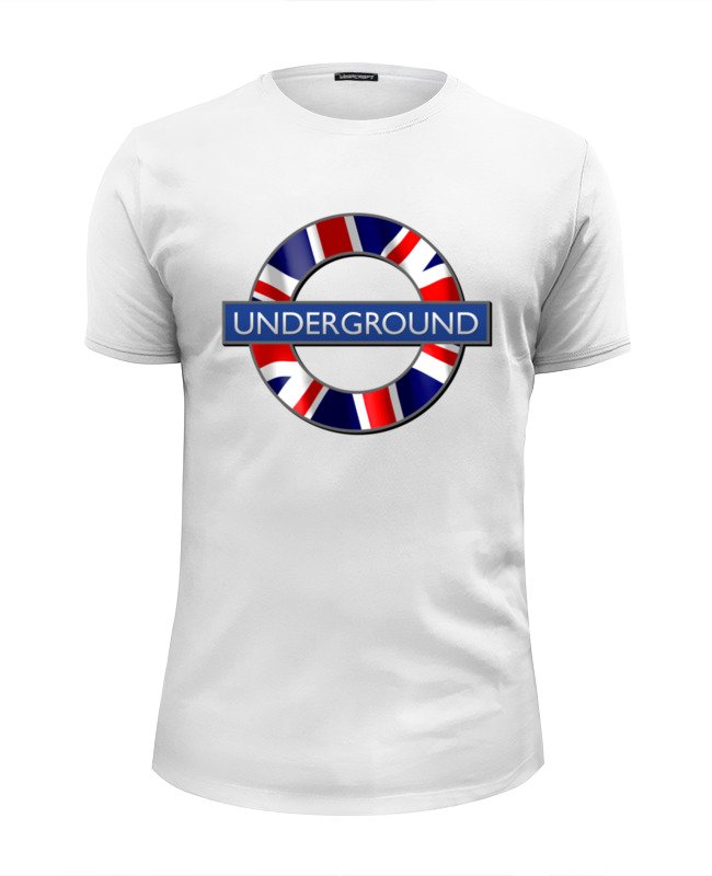 Printio Футболка Wearcraft Premium Slim Fit ☮the london underground☮