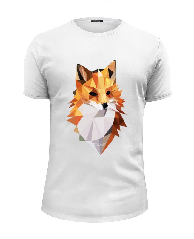 Printio Футболка Wearcraft Premium Slim Fit Poly fox