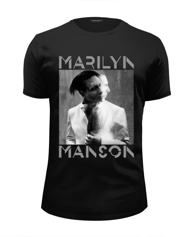 Printio Футболка Wearcraft Premium Slim Fit Marilyn manson