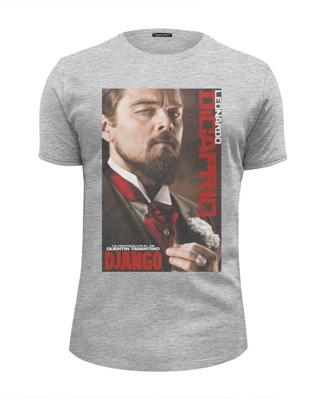 Printio Футболка Wearcraft Premium Slim Fit Django unchained - di caprio