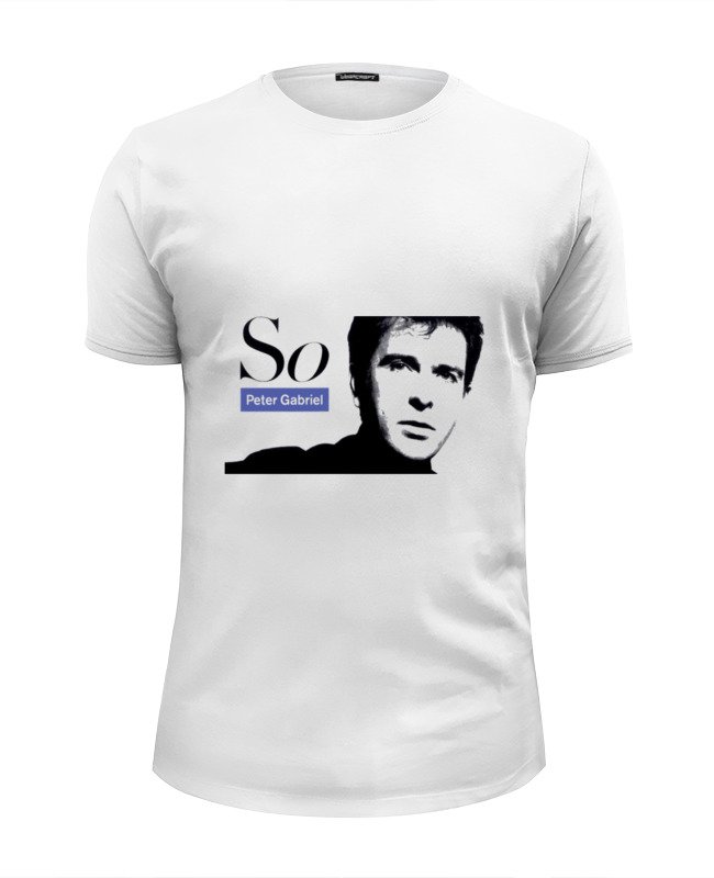 Printio Футболка Wearcraft Premium Slim Fit Peter gabriel