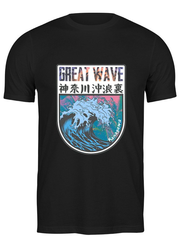 Printio Футболка классическая Great wave off aesthetic