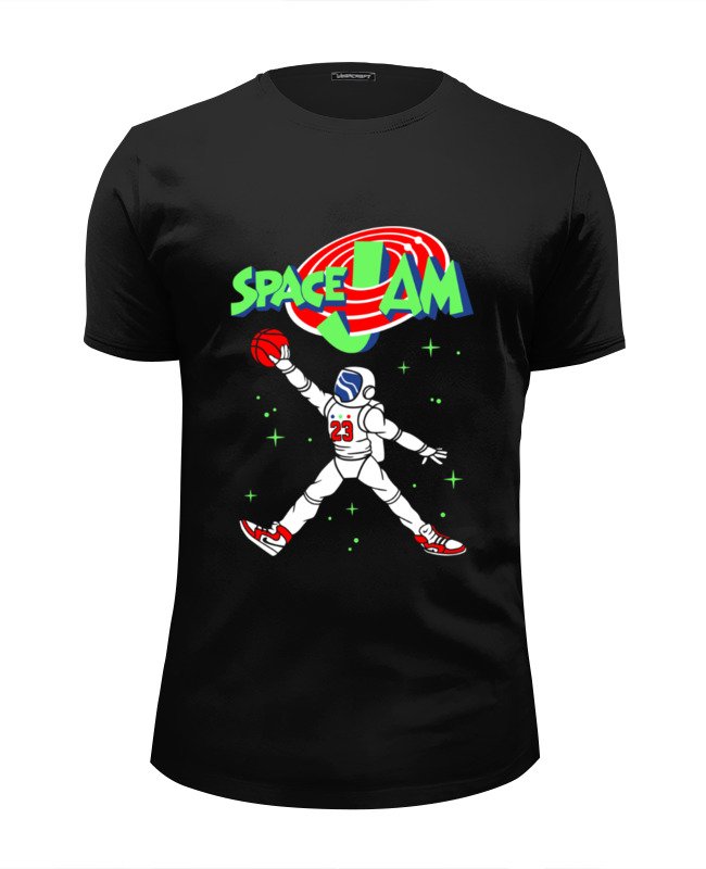 Printio Футболка Wearcraft Premium Slim Fit Space jam