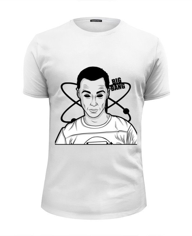 Printio Футболка Wearcraft Premium Slim Fit Sheldon from 'big bang theory'